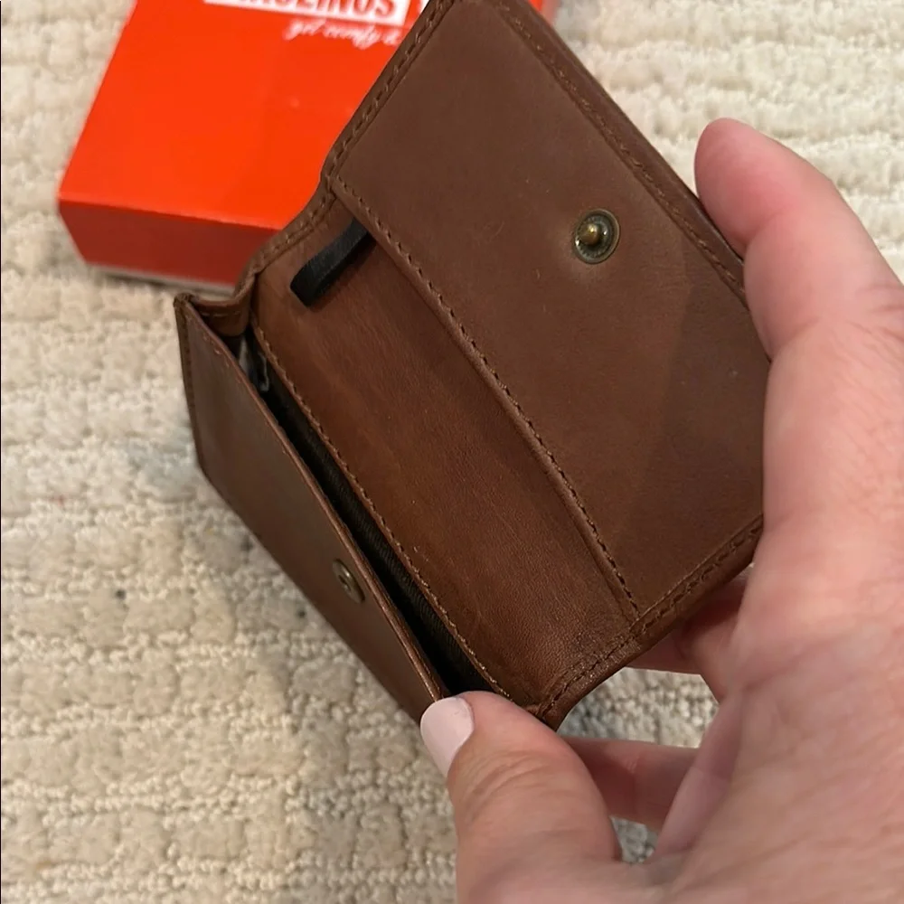 Pikolinos Brown Leather Wallet